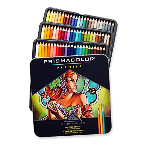 史低價！Prismacolor 軟芯彩色鉛筆，72色，原價$36.98，現僅售$18.00，免運費