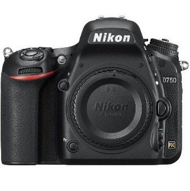 史低价！Nikon D750全幅单反相机机身$1,592.28 免运费