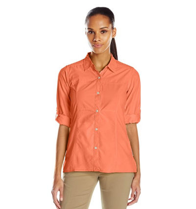 ExOfficio Women's Lightscape Long Sleeve Shirt only $10.20
