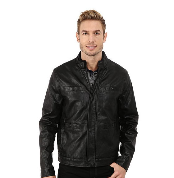 6PM:Kenneth Cole New York Distressed Faux Leather Rider's Jacket ONLY $39.99
