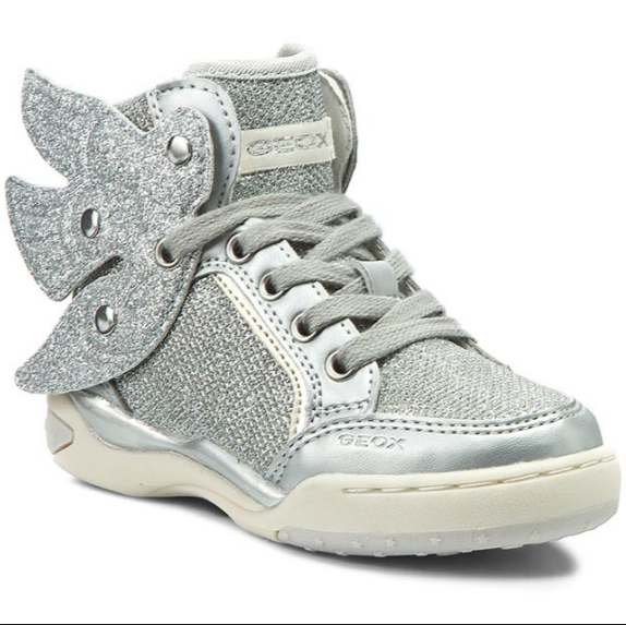 酷炫无敌！成人可穿！Geox J Ayko Girl 3 女童运动鞋，现仅售$27.81