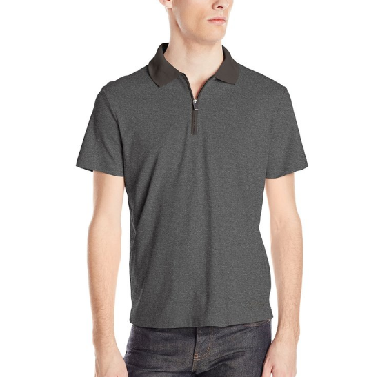 Kenneth Cole REACTION Men's Short Sleeve Cotton Tech Polo only $9.69