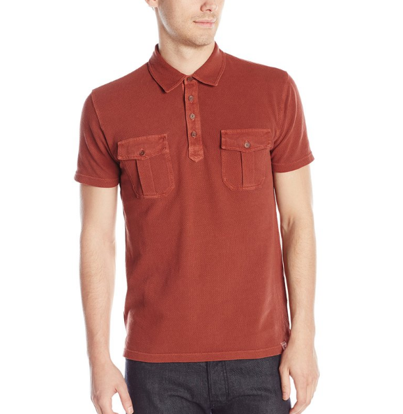 Lucky Brand Men's Double-Pocket Polo Shirt only $9.99