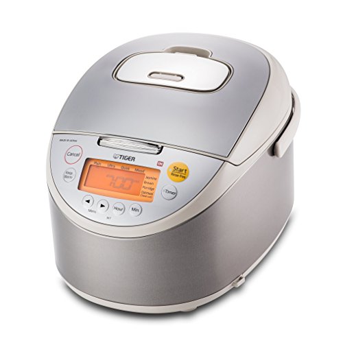 Tiger JKT-B18U-C Rice Cooker with Oatmeal Cooker, Stainless Steel Beige, 10 Cup by Tiger Corporation, only $175.99, free shipping