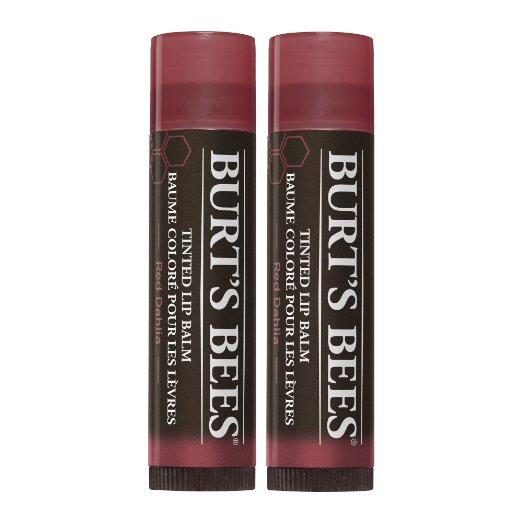 Burts Bees 100% Natural Tinted Lip Balm, Rose, 2- Count , only  $7.54, free shipping after using SS