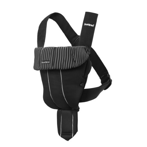 BABYBJORN  Baby Carrier Original - Black/Pinstripe, Cotton , only$39.99, free shipping