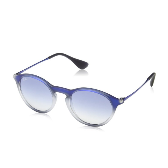 Ray-Ban 0rb4243 Round Sunglasses, Blue/Black, 49 mm only $41.30
