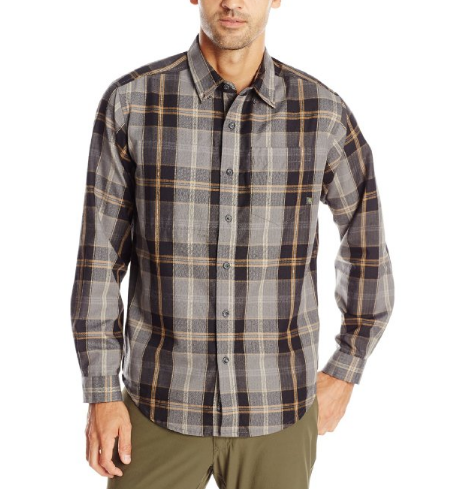 ExOfficio Men's Kegon Plaid Long Sleeve Shirt only $9.17
