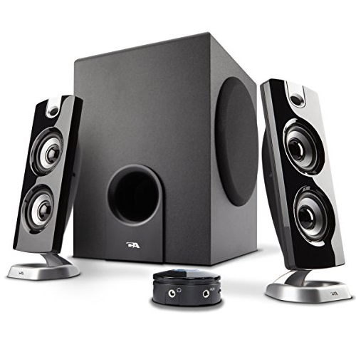 Cyber Acoustics 30 Watt Powered Speakers with Subwoofer for PC and Gaming Systems in Frustration Free Packaging, (CA-3602FFP), Only $35.95