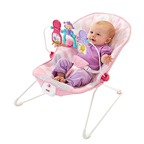 Fisher-Price Baby's Bouncer - Pink Ellipse, only $29.99