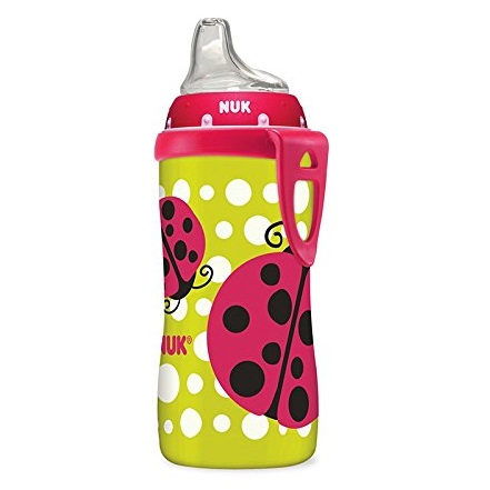 NUK Ladybug Silicone Spout Active Cup, 10-Ounce, Only $5.52, You Save $2.47(31%)