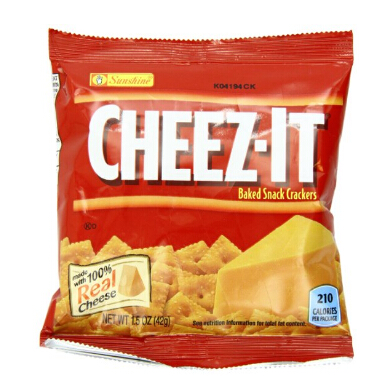 Kellogg's Cheez-It Baked Snack Crackers (Original, 1.5-Ounce Packages, Pack of 36)   $6.71