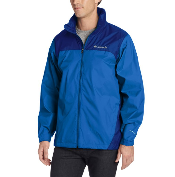 Columbia Men's Glennaker Lake Front-Zip Rain Jacket with Hideaway Hood$24.99