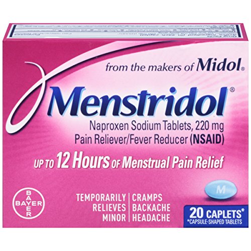 超赞！史低价！Bayer 拜耳 Midol Menstridol Caplets 痛经药，20片，原价$6.99，现仅售$4.73，免运费