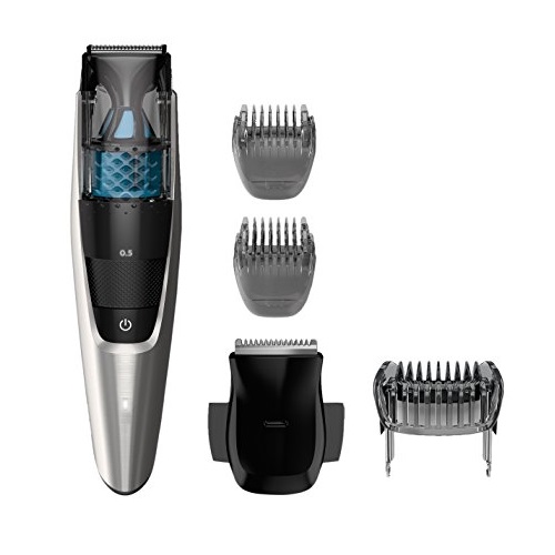 Philips Norelco Beard Trimmer BT7215/49 - cordless grooming, rechargable, adjustable length, vacuum clipper, beard, stubble, and mustache groomer, (series 7200), Only $38.49, free shipping