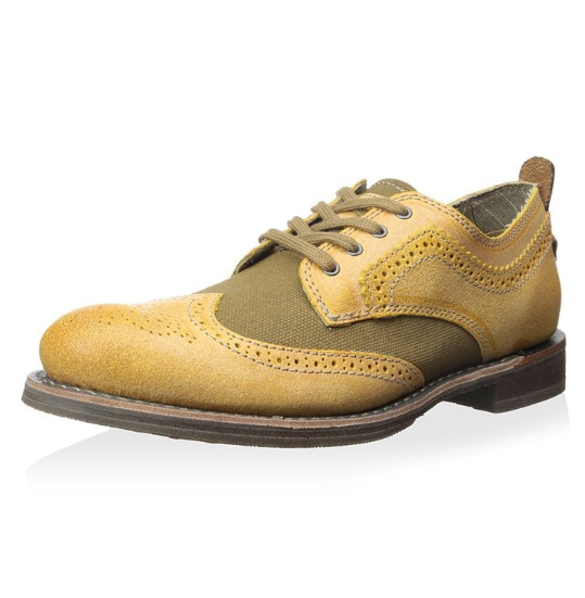 CAT 卡特彼勒 Footwear Men's Vaught Wingtip Oxford 男子牛津皮鞋, 現僅售$30.70