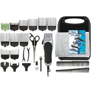 Wahl Clipper Chrome Pro Hair Clipper, Haircut Kit for Men Total Body Grooming 24 pc,  #79524-2501, only $23.99 after clipping coupon, free shipping