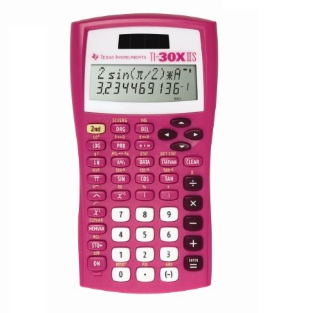 Texas Instruments TI-30X IIS 2-Line Scientific Calculator, Pink, Only $9.99, You Save $10.00(50%)