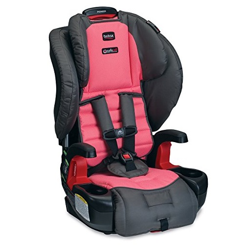 Britax Pioneer G1.1 Harness-2-Booster Car Seat, Coral, Only $137.99, You Save $92.00(40%)
