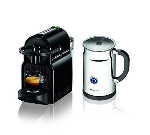 Nespresso Inissia Espresso Maker with Aeroccino Plus Milk Frother, Black, Only $96.04, free shipping
