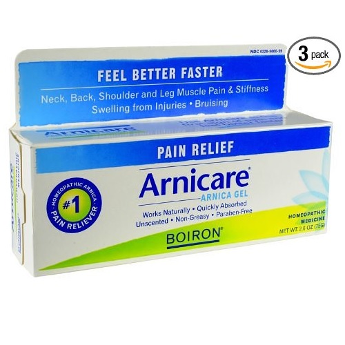 Boiron Homeopathic Medicine Arnicare Gel for Muscle Aches, 2.6-Ounce Tubes (Pack of 3), Only $7.24