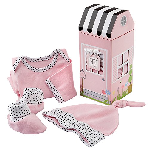 Baby Aspen Welcome Home Baby 3-Piece Layette Gift Set, Pink, 0-6 Months, Only $18.31