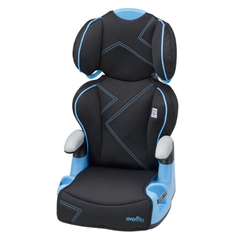 Evenflo AMP High Back Car Seat Booster, Blue Angles, Only $28.97