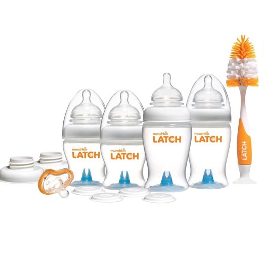 Munchkin LATCH BPA-Free Newborn Baby Bottle Gift Set, 12 Piece, Only $19.99