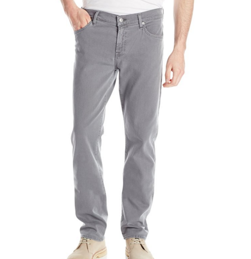 7 For All Mankind Men's Slimmy Slim Straight Leg Jean in Vince Grey only $37.71