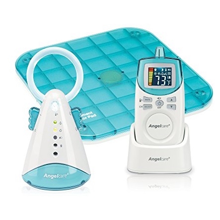 Angelcare Movement and Sound Monitor, Aqua/White, only $48.79, free shipping