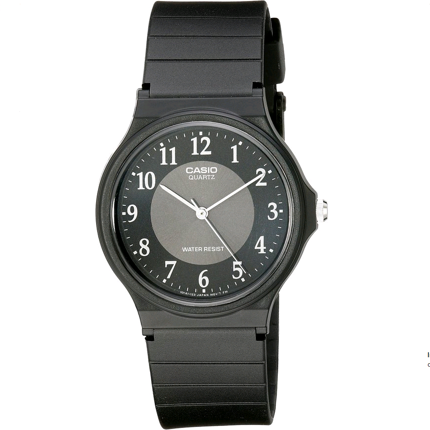 Casio Men's MQ24-1B3 Watch with Black Rubber Band $7.63 FREE Shipping on orders over $49