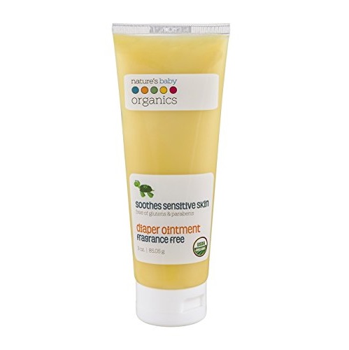 Nature's Baby Organics Organic Diaper Ointment Cream, Fragrance Free, 3-Ounce Tube, Only $5.58, free shipping after clipping coupon and using SS
