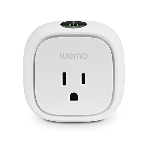 Wemo Insight Switch, Wi-Fi smart plug, control lights and appliances from your phone, manage energy costs, works with Amazon Alexa,only $34.99