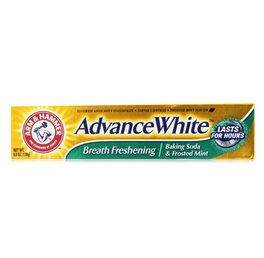 Arm & Hammer Advance White Breath Freshening, Frosted Mint, 6 Oz (Pack of 2) only $5.11