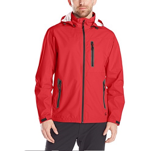 Hawke & Co Men's Seam-Sealed Water Resistant Tech Rain Jacket with Hood, only$31.75