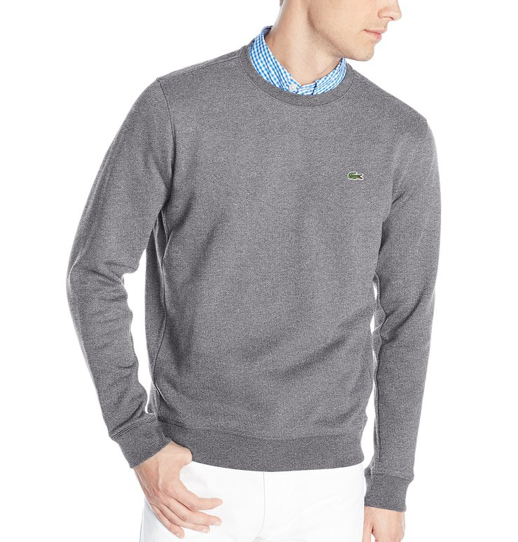 Lacoste Men's Classic Cotton Crewneck Sweatshirt  only $55.65