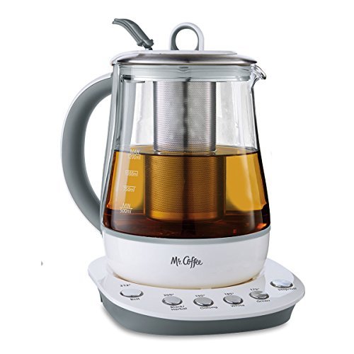Mr. Coffee 1.2 L Gourmet Tea Maker and Hot Water Kettle, White, HTK100, Only $60.03 free shipping after clipping coupon