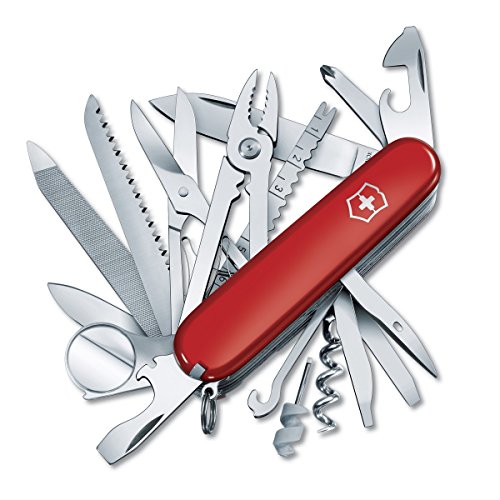 Victorinox Swiss Army Multi-Tool, SwissChamp Pocket Knife, Red, 91 mm (1.6795), Only $65.62, free shipping