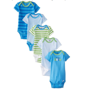 Gerber 嘉寶 男嬰 新生兒 連體衣 五件裝  特價僅售$7.99