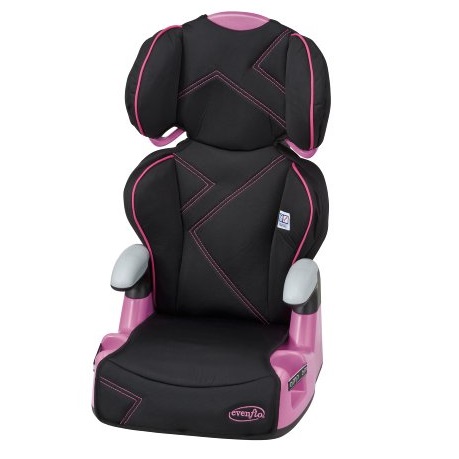 Evenflo AMP High Back Car Seat Booster, Pink Angles, Only $20.88