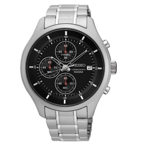 SEIKO Chronograph Black Dial Men's Watch Item No. SKS539, only $79.99, free shipping after using coupon code