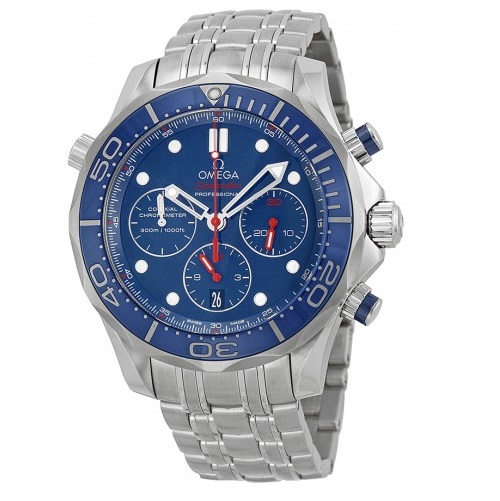 OMEGA Seamaster 300 Diver Blue Dial Stainless Steel Men's Watch Item No. OM21230445003001, only $3699.00, free shipping after using coupon code