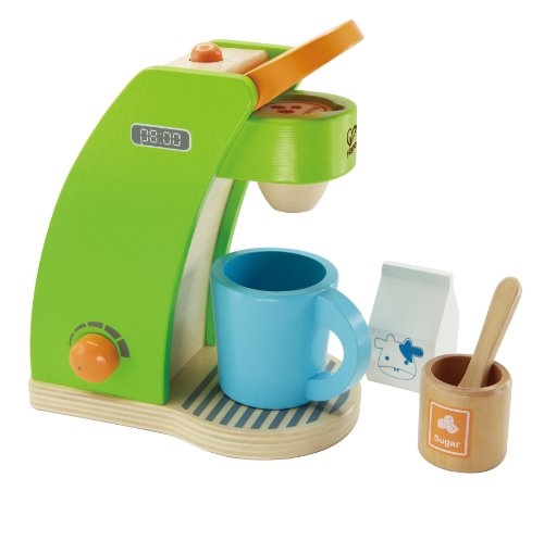 Hape - Playfully Delicious - Coffee Maker Wooden Play Kitchen Set, Only $13.39, You Save $11.60(46%)