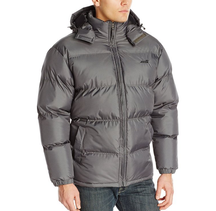 Avia Men's Puffer Jacket with Removable Hood only $24.99
