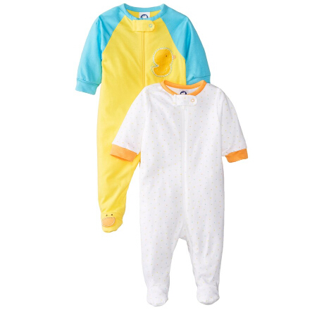 Gerber 嘉寶 寶寶拉鏈連體衣 2件套  特價僅售$7.50
