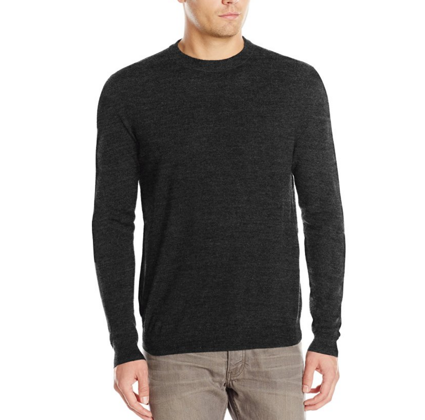 Oxford NY Men's Wool-Blend Crew-Neck Sweater only $12.67