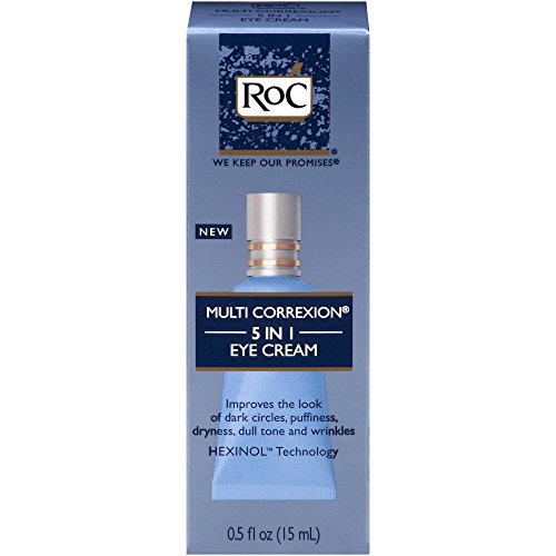 RoC Multi Correxion 5 in 1 Anti-Aging Eye Cream for Puffiness, Under Eye Bags & Dark Circles, Skin Care Treatment with Shea Butter, 0.5 Fl Oz, Only $17.67, free shipping after using SS