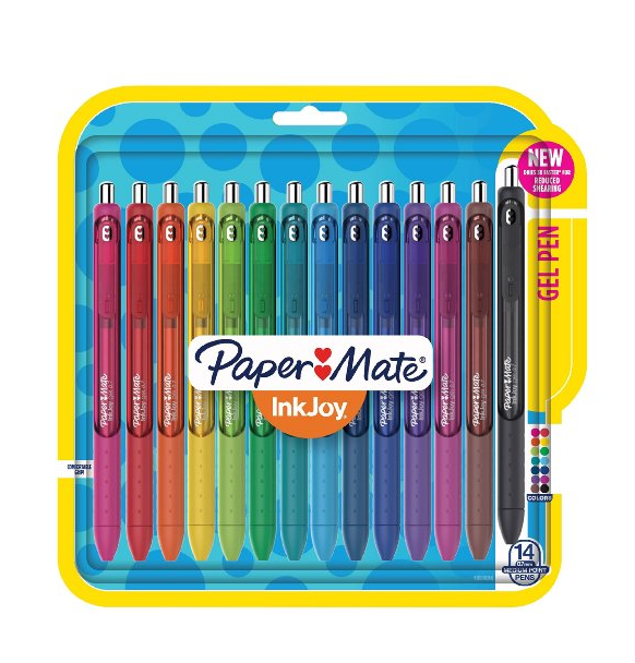 Paper Mate InkJoy Gel Pens, Medium Point, Assorted Colors, 14-Count only $13.50