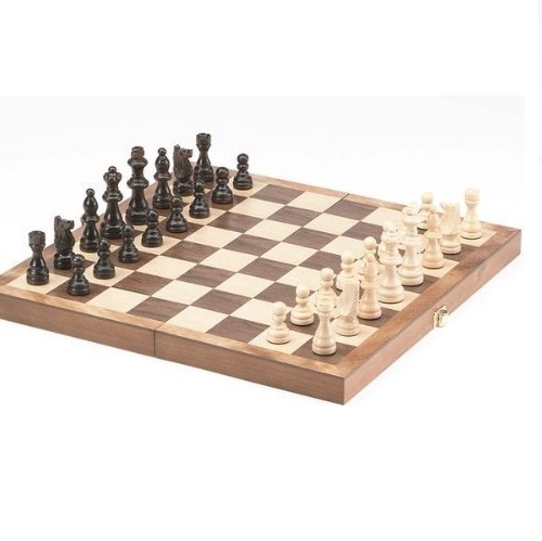史低价！CHH 15吋 标准 木制 国际象棋套件，原价$34.99，现仅售$9.60