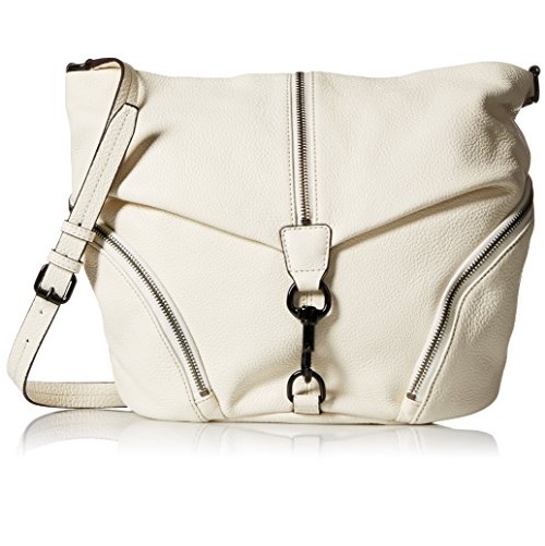 Rebecca Minkoff Julian Messenger Shoulder Bag, Antique White, One Size, Only$78.64, free shipping